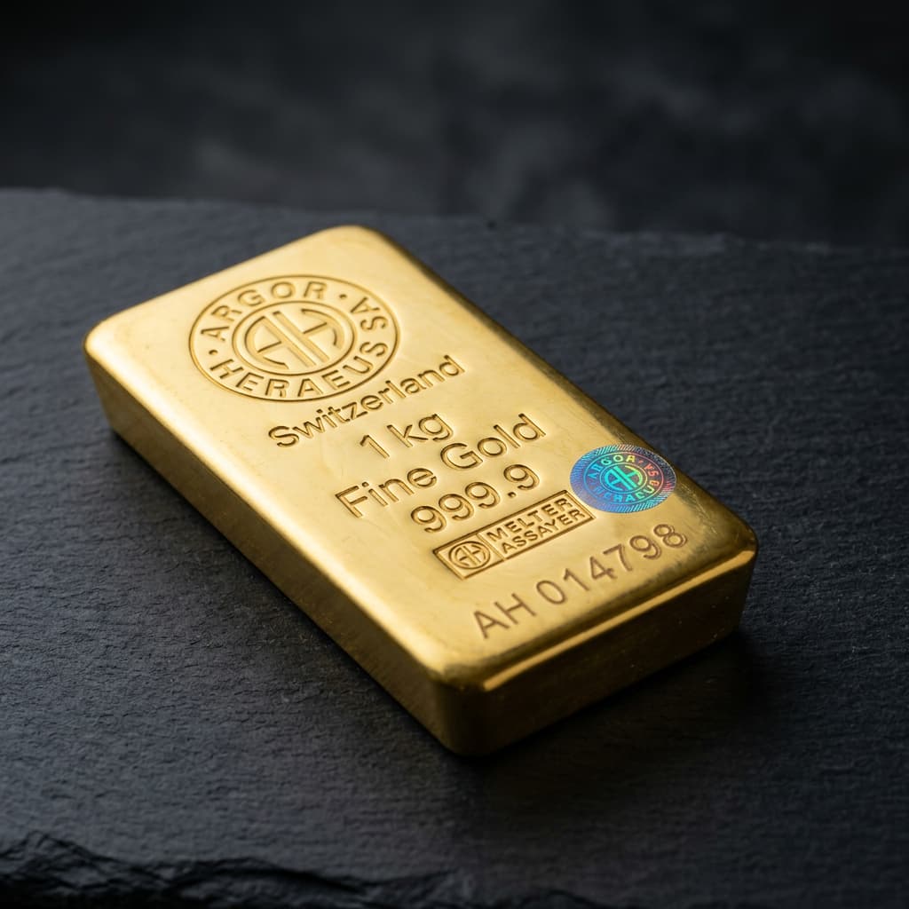 1 kg Argor-Heraeus Gold Bar